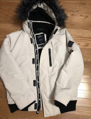 Hollister Beige Parka US Men Small MSRP: $160 🔥