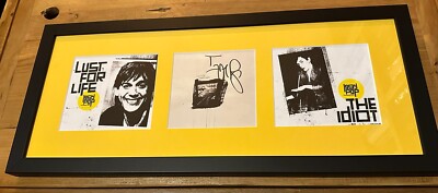 PUNK / Iggy Pop: 'Every Loser' 2023 CD Einlage signiert und gerahmt selten!