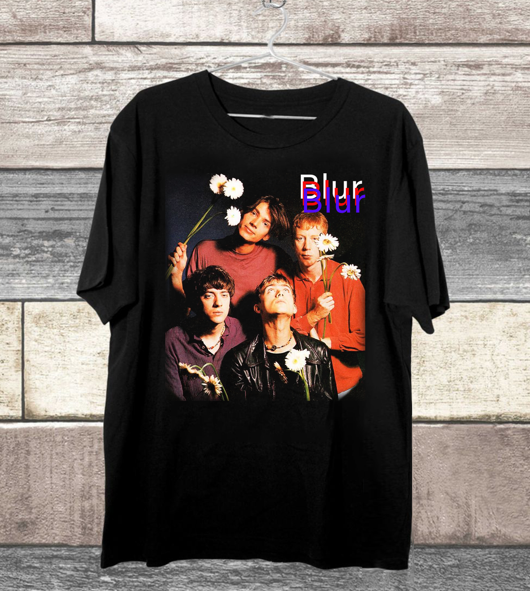 Blur Band Poster With Flower Music Unisex T-Shirt All Size S To 5XL PR017