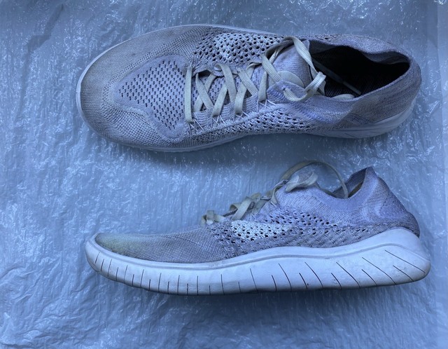 nike free rn flyknit white mens