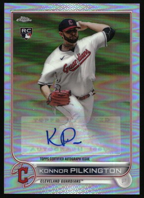 Topps - Chrome 2022 Konnor Pilkington AC-KP Signed by Konnor Pilkington