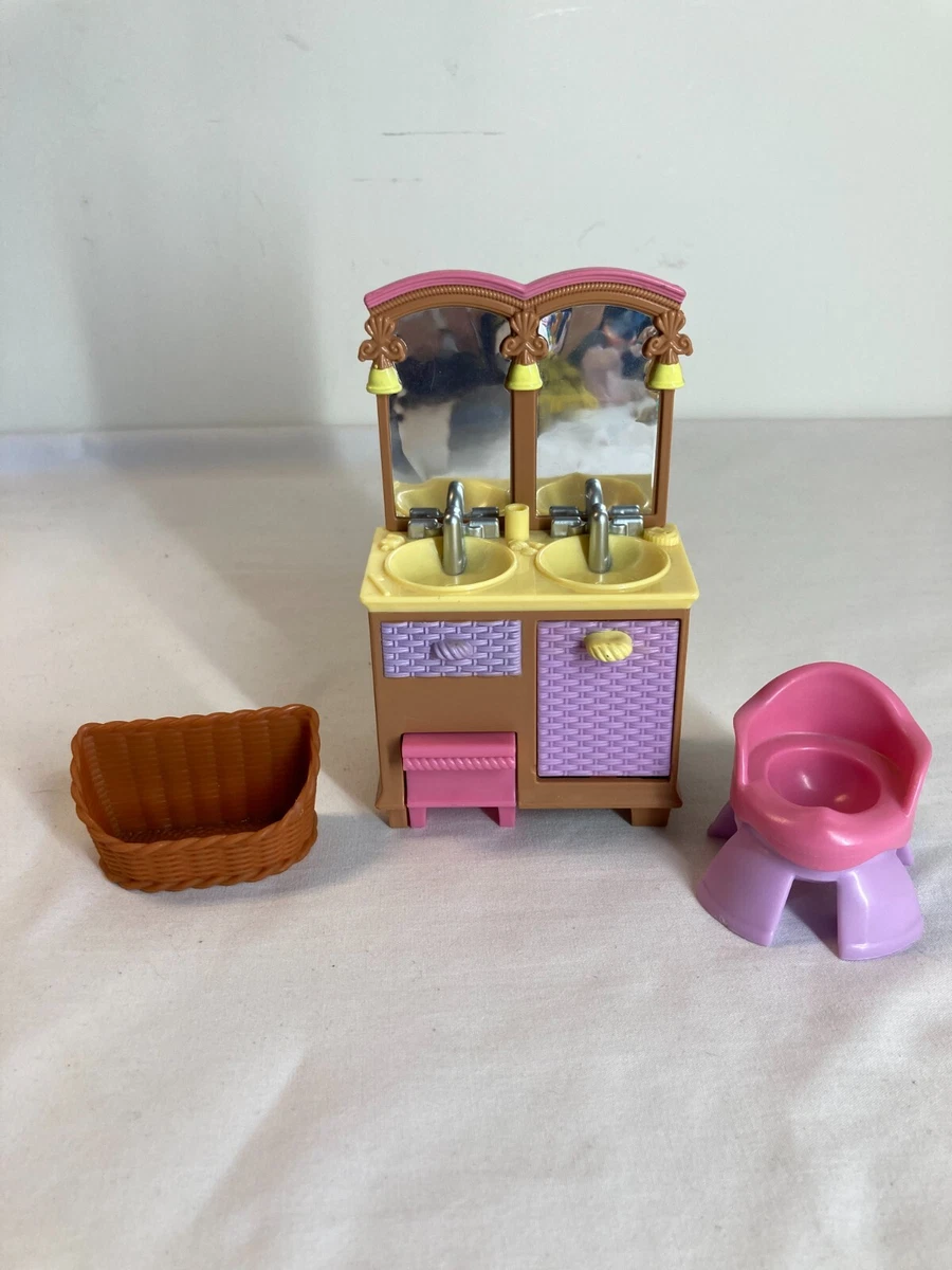 Fisher Price Loving Family Dollhouse Bathroom Vanity Kid Toddler