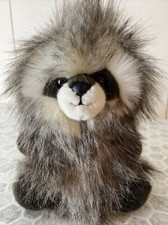 Aurora Mika Raccoon Plush 8" Luxe Boutique Stuffed Animal Toy Scavenger Fluffy