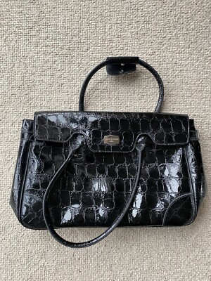J By Jasper Conran Bag JASPER CONRAN TRIPP Black Patent Weekend