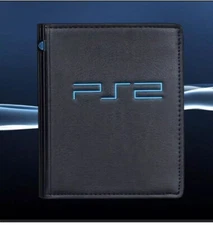 New Retro Vintage Sony Playstation 2 PS2 Black BI-FOLD Gaming Wallet FAST SHIPP