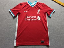 Nike Liverpool FC 2020 2021 Home Jersey Boys Size M Red Shirt