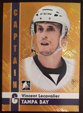 2011 - 2012 ITG Vincent Lecavalier Captain C Gold /50 #95 Hockey Card
