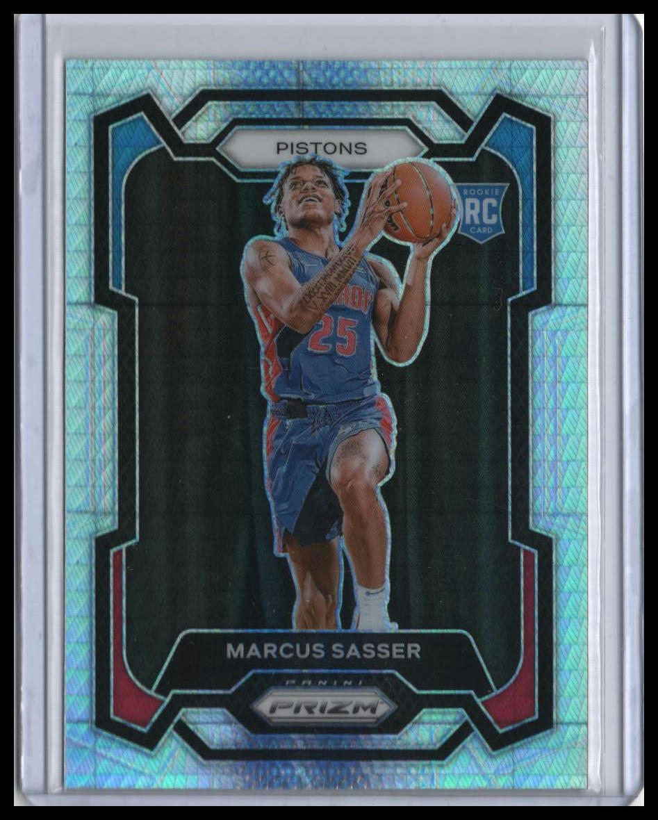 2023-24 Panini Prizm Marcus Sasser Prizms Hyper #174 Rookie