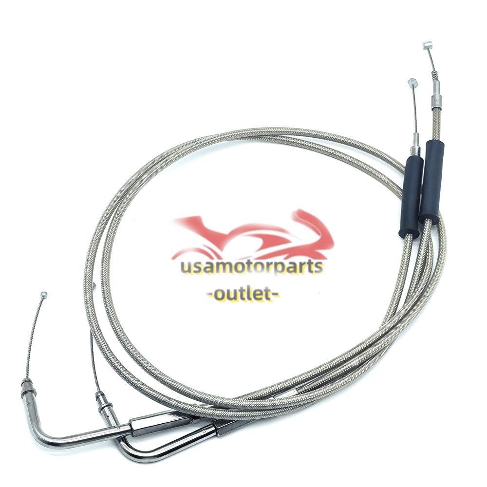 Stainless Steel Throttle Cable For Harley Sportster XL1200 883 Dyna Road King | China - Foto 3