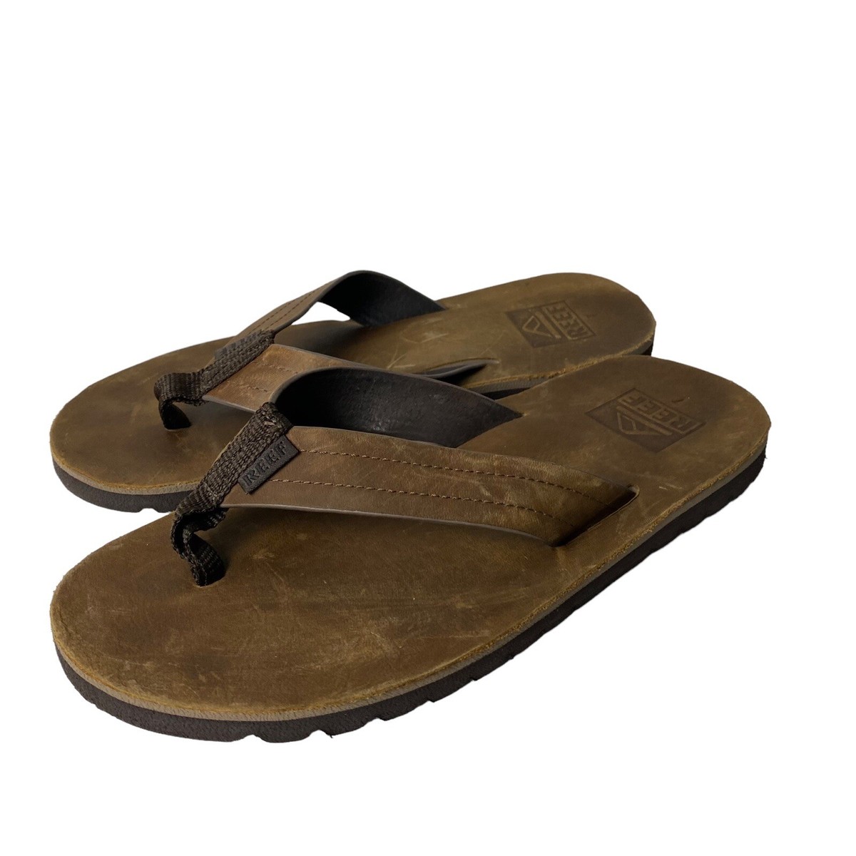 Reef mens drift classic sandals flip flips thong brown leather size 7 514DYnUo6IL._AC_UY900_.jpg main image 3