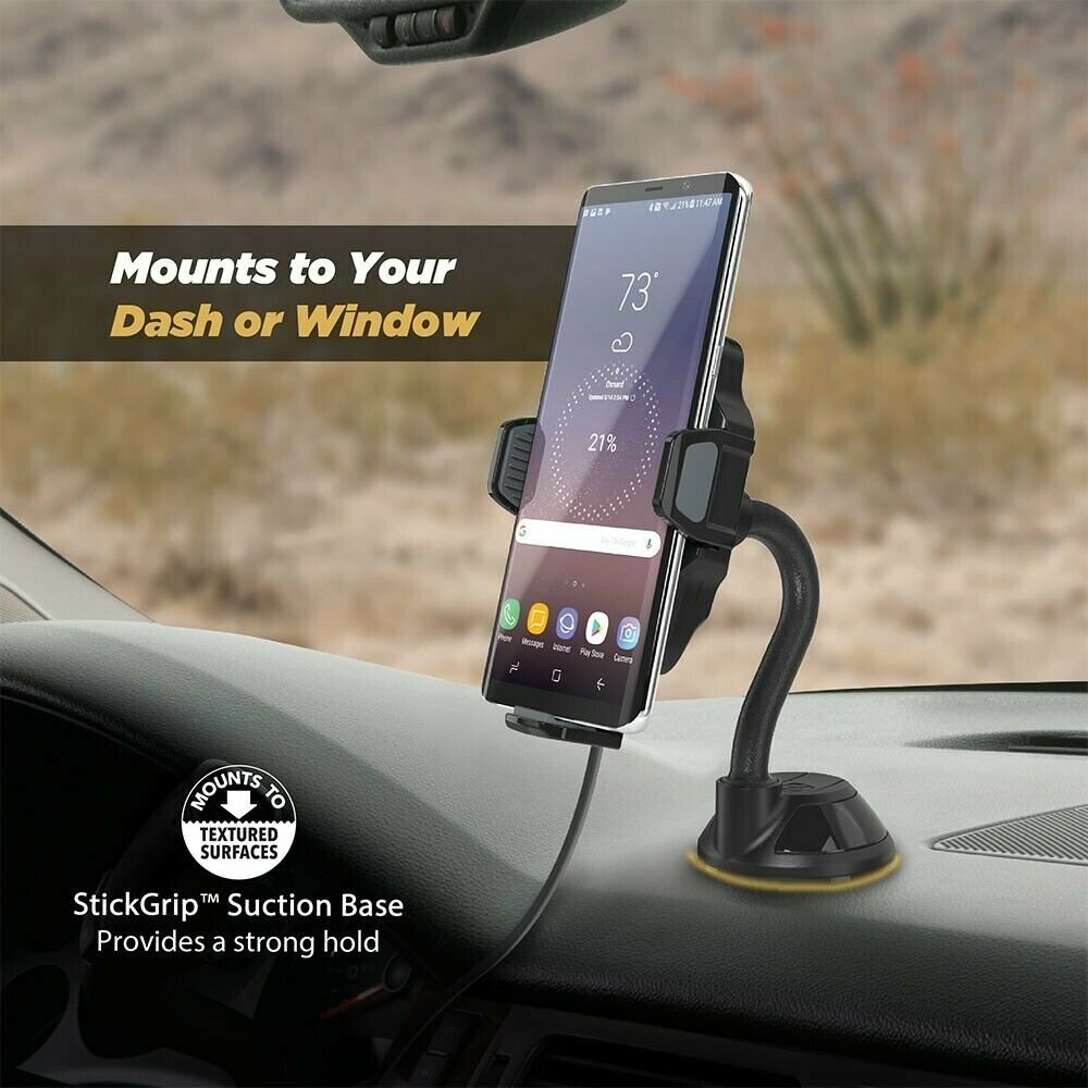Scosche WDQ2M, StuckUp Qi Wireless Charging Universal Window/Dash Mount