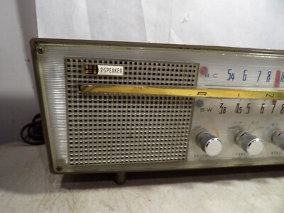 Vintage 1950s60s Rincan BC SW Hi-Fi 2-Speaker Tube Radio Japan OD