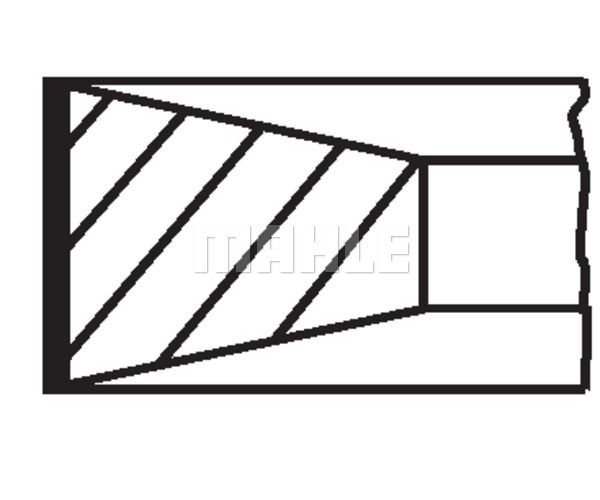 Mahle Original Piston Ring Kit 009 68 N0-image