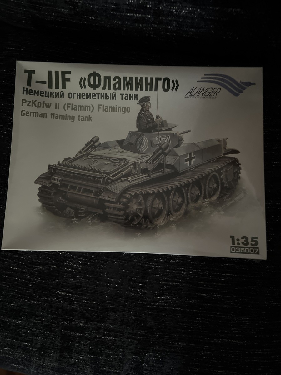 NIB ALANGER MODEL KIT #035007 GERMAN FLAMING TANK | eBay