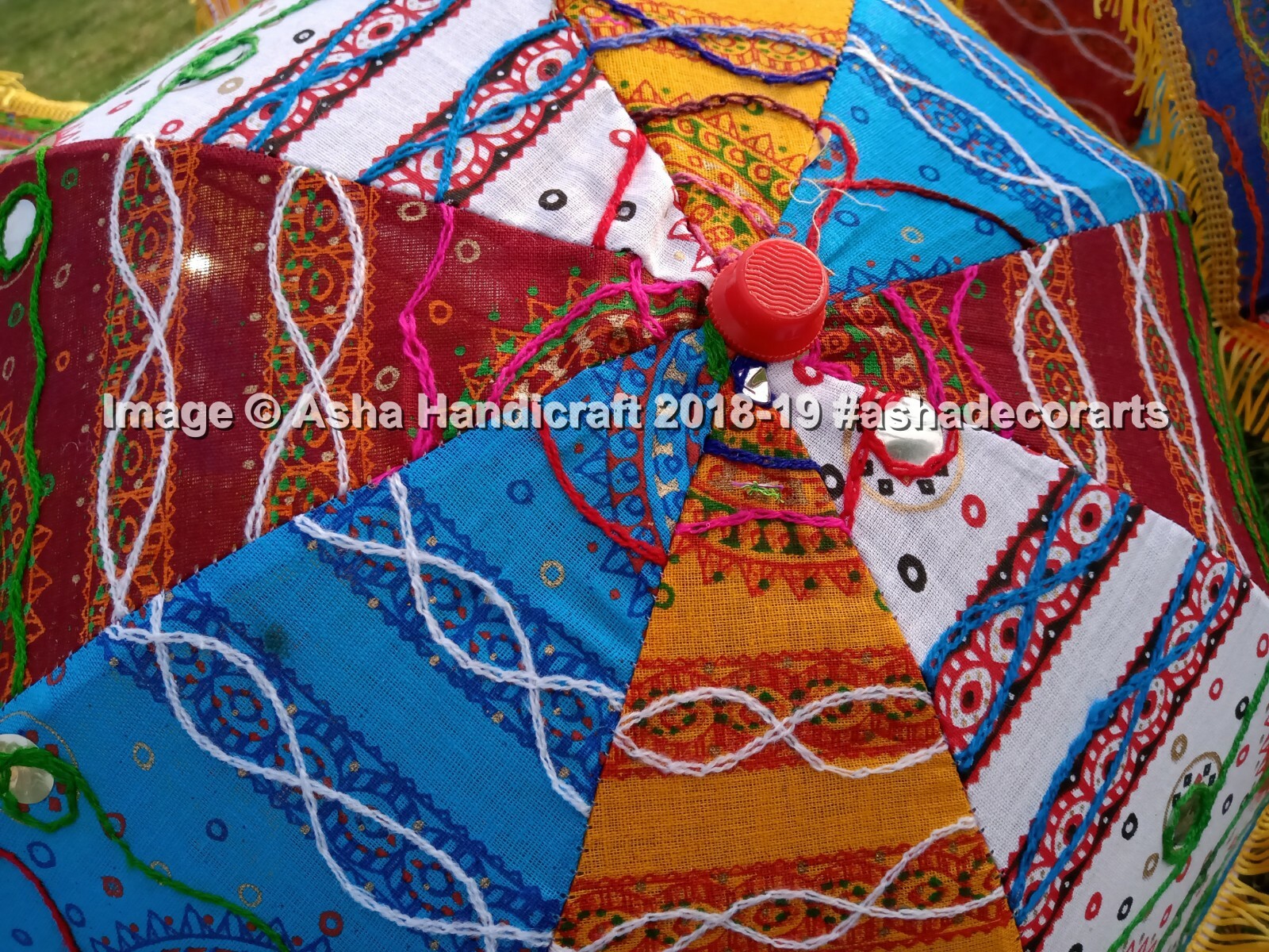 Wholesale Lot Decorative Indian Embroidered Parasol Sun Shade Women