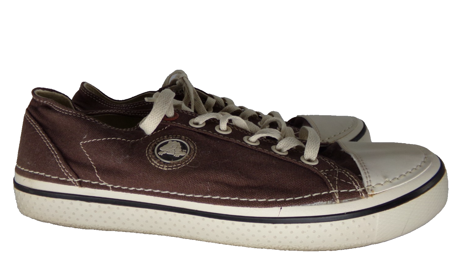 SAOLA Scarpe da ginnastica sportive Crocs uomo Hover stringate in tela marrone taglia 12M