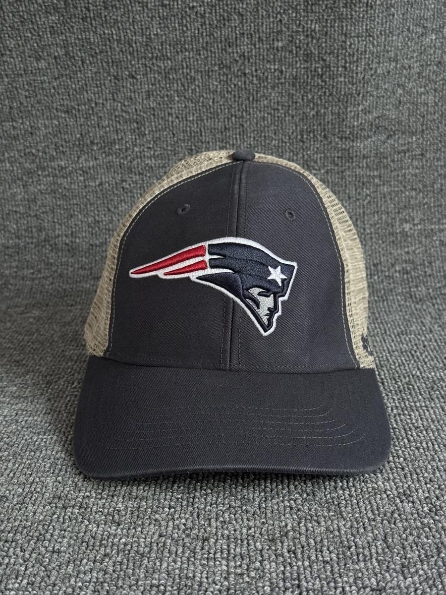 47 Brand New England Patriots Trucker Snapback Hat Navy Tan NFL One Size