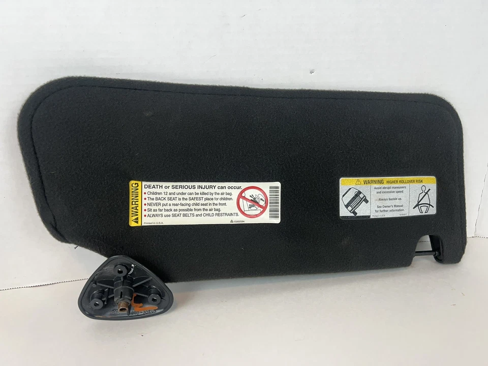 95-05 OEM Chevy S10 Blazer Jimmy Sonoma Driver Izquierdo LH Parasol Gris Oscuro Foto 2 de 4