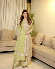 SALWAR KAMEEZ PAKISTANI INDIAN WEDDING PARTY WEAR DRESS BOLLYWOOD SUIT NEW