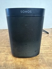 Sonos One A100 Wireless Speaker With Power Cord - Black - Tested Working