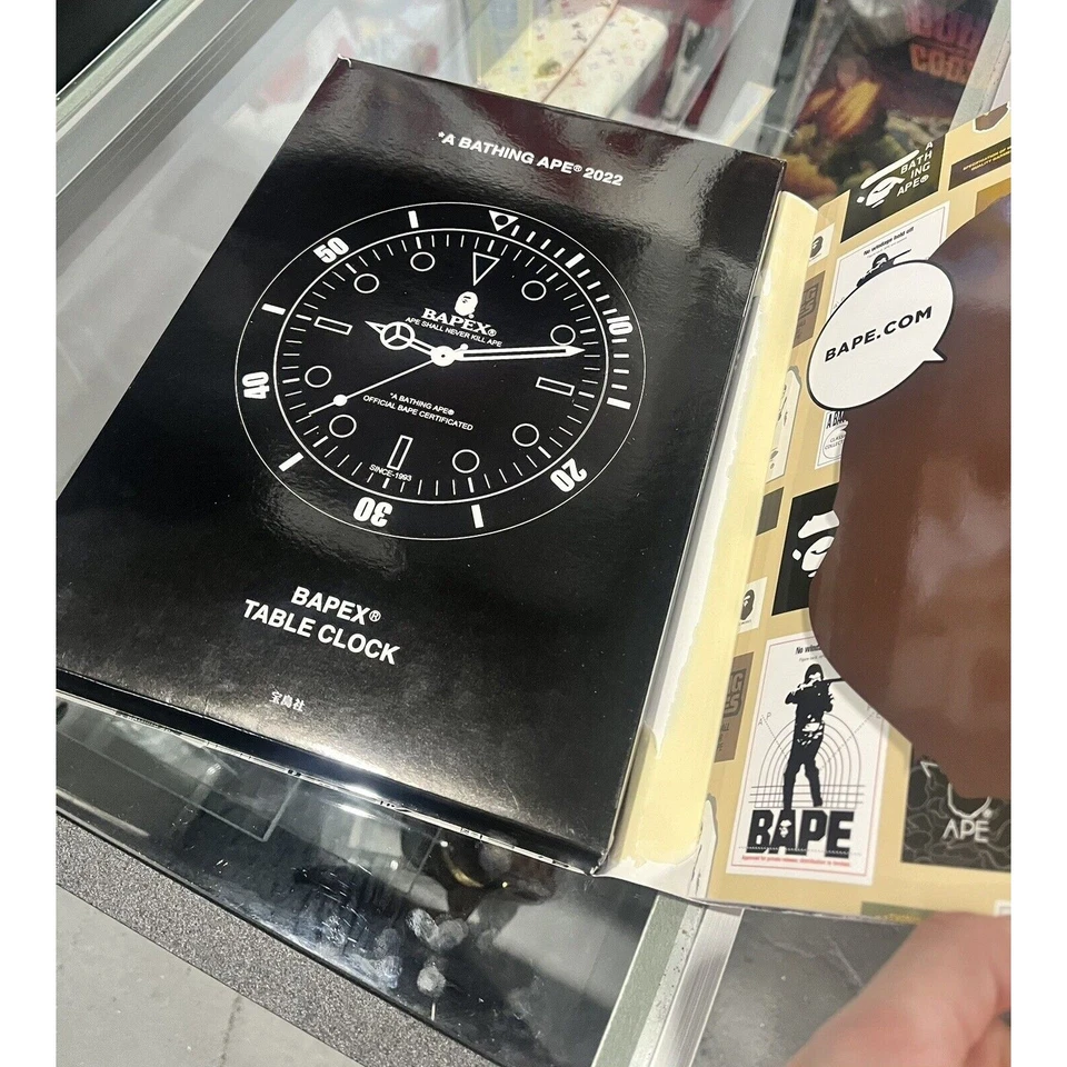 Reloj de mesa BAPE A Bathing Ape con alarma 2022 AW Apéndice ¡Nuevo en caja! Foto 3 de 4