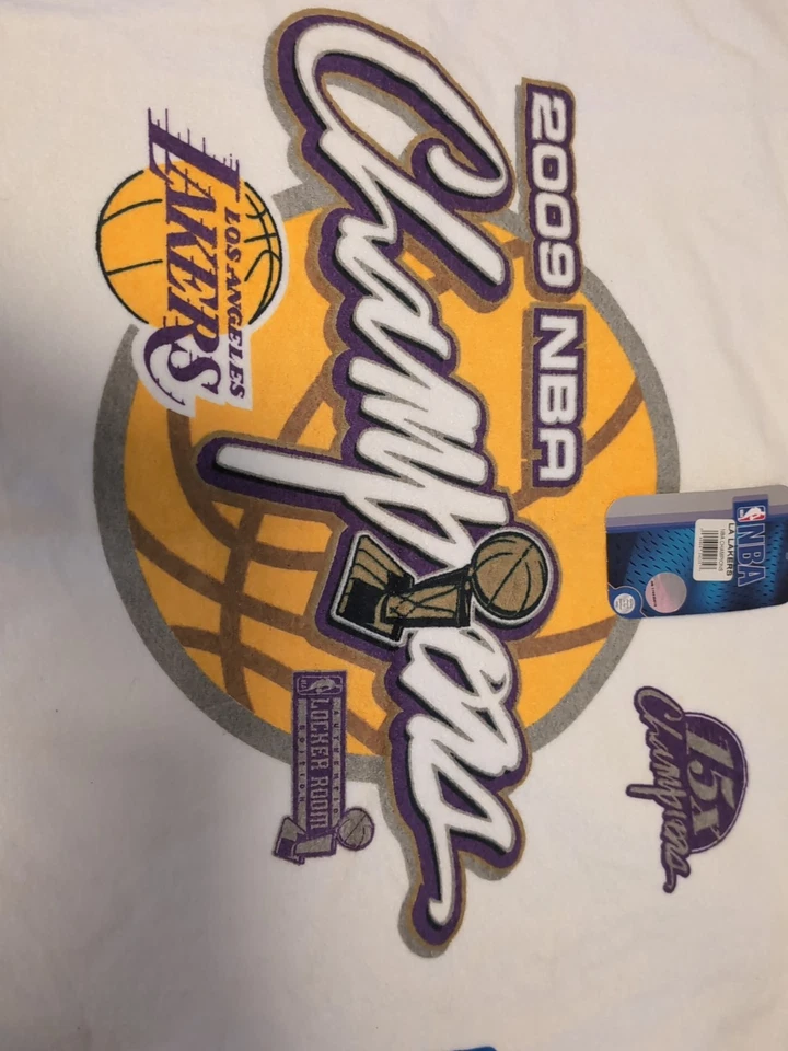 Los Angeles Lakers NBA World Champions 2009 15x toalla de campeonato 40,5"X22" Foto 2 de 3