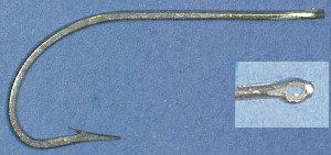 Mustad 3412DT8/0100 3412DT # 8/0 100CT N-Auge Oshaughnessy Haken