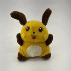 1998 Bandai Raichu Pokemon 4" Plush Stuffed Toy Nintendo Vintage Japan