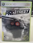 Need for Speed Pro Street Xbox 360 (2007) Complete CIB with Manual