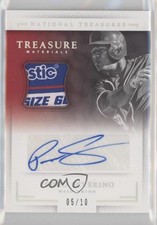2016 National Treasures Prime Laundry Tag 5/10 Pedro Severino Patch Auto 1t3