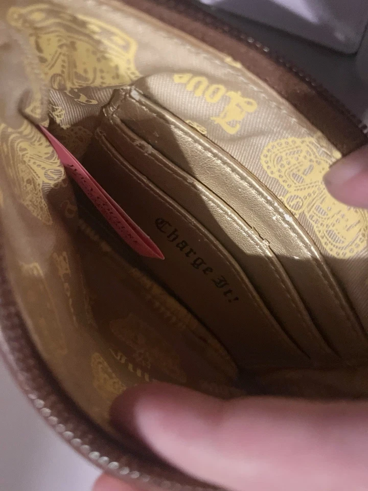 Vintage Juicy Couture Strawberry Fields Yellow Boho Wristlet Clutch Bag - Image 4 of 4