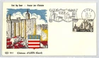 FRANCE *Chateau d'Uzes* First Day Cover 1957 FDC {samwells-covers}RF76