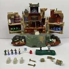 Vintage Harry Potter Hogwarts Castle Polly Pockets Figures Magic Fantasy