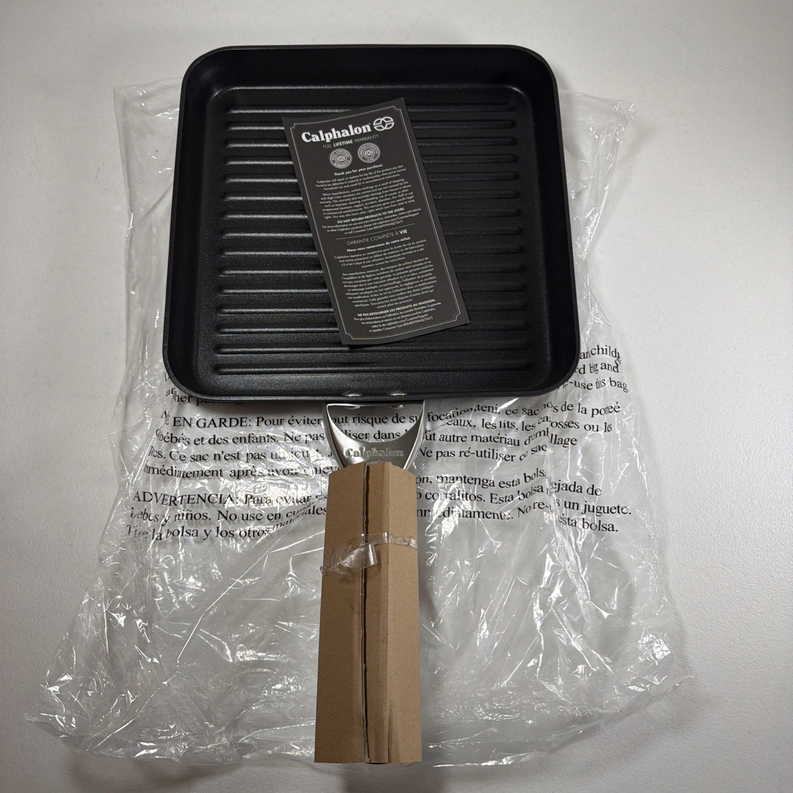 Calphalon Contemporary 11" Square Grill Pan Hard-Anodized Nonstick Ridges