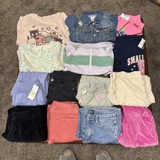 Girls Size 10/12 Everyday Play Clothes Lot 20 Pieces School Casual  1 