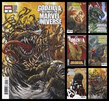 GODZILLA DESTROYS MARVEL UNIVERSE #2 VARIANTS/SETS 1:25 1:100 8/20 NM