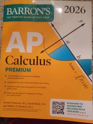 AP Calculus Premium, 2026: Prep Book with 12 Practice Tests + ...