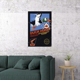 638266 Duck Hunt Cover Gamer Game Videogame Nes Wii Wall Decor Poster