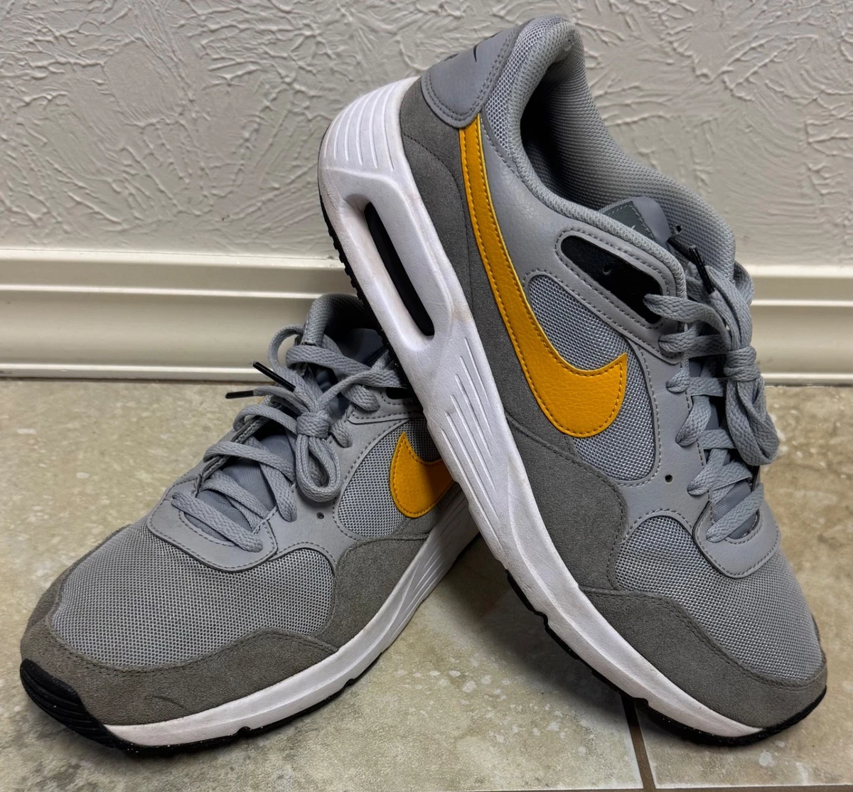 Nike Air Max グレー/イエロー Nike Air Max SC Wolf Grey Yellow Ochre for Sale | Authenticity