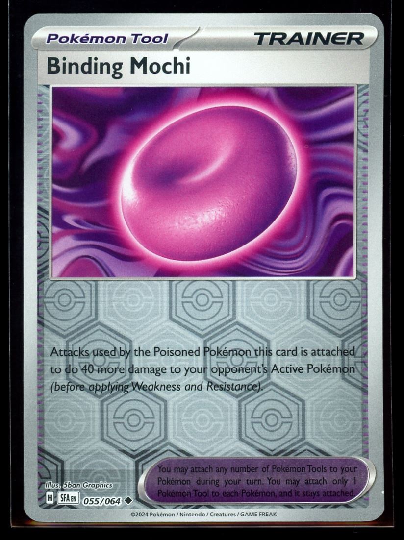 2024 Scarlet & Violet Series - Shrouded Fable Binding Mochi #55 Reverse Holo
