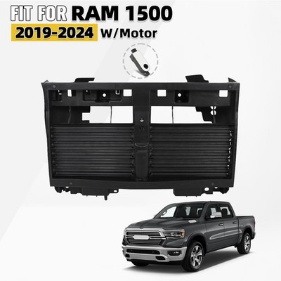 Front Radiator Active Grille Shutter With Motor Assembly For Ram 1500 2019-2024