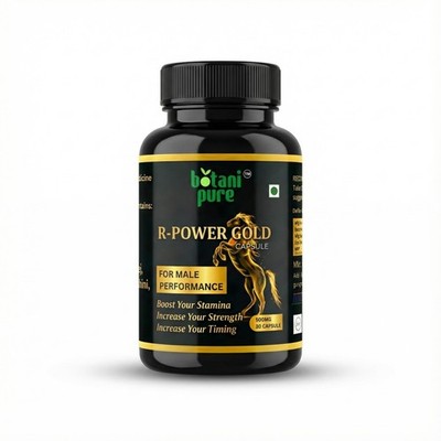 R-Power Gold Male Performance Capsules Boost Stamina Strength Energy 30 Capsule