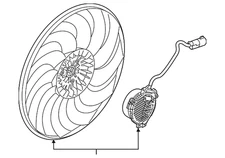 Genuine GM Engine Cooling Fan Blade 84188457