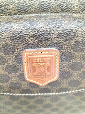 CELINE Macadam Handbag MC98/1 Made in Italy Width 32cm x Height