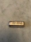Scarce Vintage Omega M&B Mining 1 oz .999 Fine Silver Poured Bar
