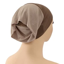 Underscarf Inner Caps Women Hair Loss Hats Islamic Turban Bonnet Cancer Beanie