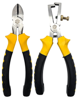 2-Tlg Seitenschneider Abisolierzange Elektriker Zangen Set 160 Mm Zangensatz