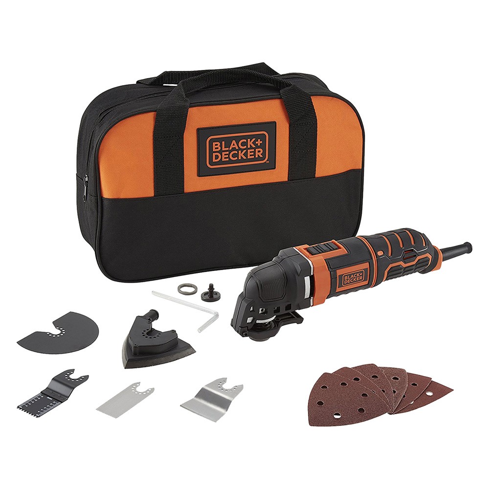 Black+Decker MT300SA2-QS 300W | Utensile Multifunzione in Borsa