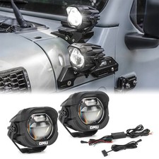 Omu Genesis High Low Beam A-pillar Spotlight White Light For Truck Jeep Ford Atv