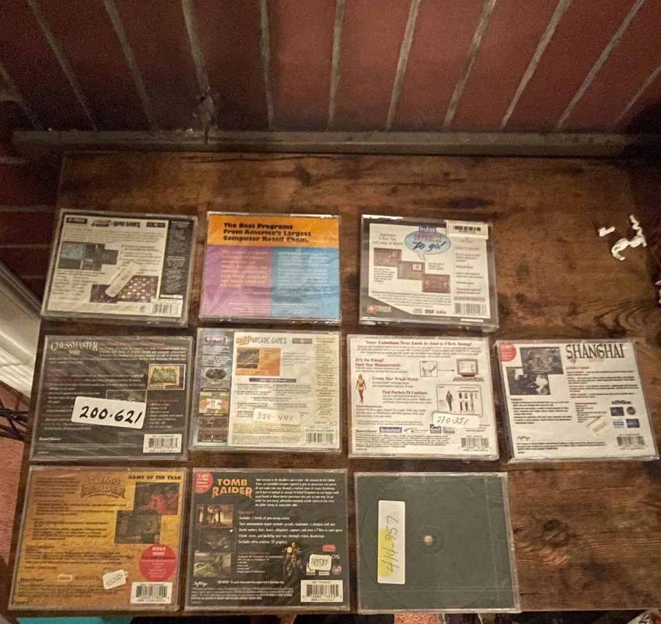 Tomb Raider Series Sealed PC CD Lot All New and Unused - Image 2 of 2